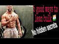 5 good ways to leAn bulk