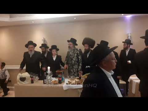 Viznitz London Rebbe At A Bar Mitzvah - Elul 5780