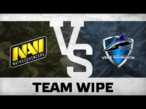 Team wipe by Na'Vi vs Vega Squadron @BTS EU #1