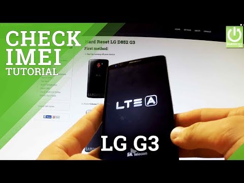 Check IMEI in LG G3 - Hidden IMEI Mode in LG G3