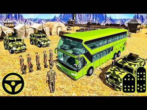US Army Truck Transporter Driving 3D - Cargo Vehicle Airplane Simulator 2024 - Android GamePlay