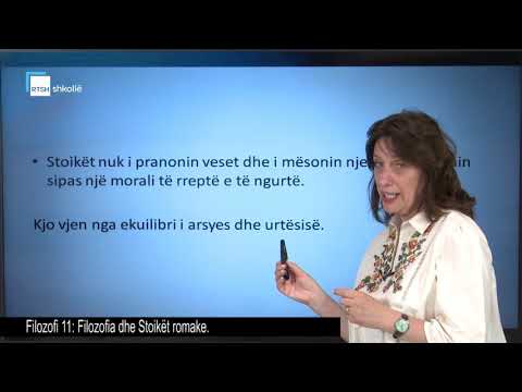 Filozofi 11 - Filozofia dhe stoikët romakë