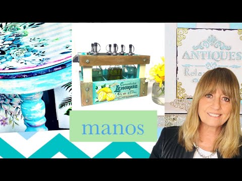 ManosalaObraTv 2020 Program 50 - Sublimation - Stripping - Rust Effect - Painting Bathroom Furnit...