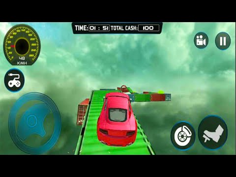 Crazy Car Stunts - Impossible Tracks Driving Sim - Android GamePlay - Car Games Android
