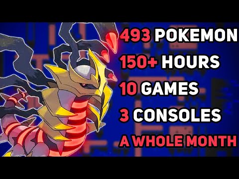 I Spent a MONTH Completing Pokemon Platinum's PokeDex