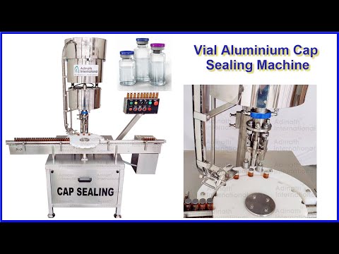 Automatic Multihead Vial Cap Sealing Machine