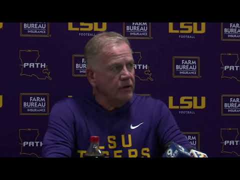 WATCH: Brian Kelly speaks following LSU's loss to Vanderbilt