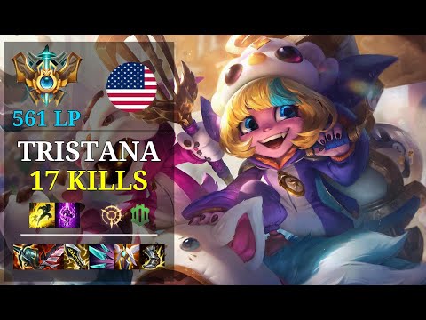 Tristana Top vs Ornn - 17 kills - Dña NA Challenger (561 LP) Patch 11.3