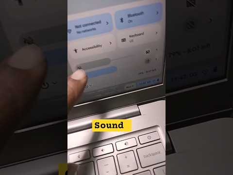 HP Chrome Book 14a Series Laptop Sound Audio Not Working Problem#macnitesh#keyboardmacbook#2024short