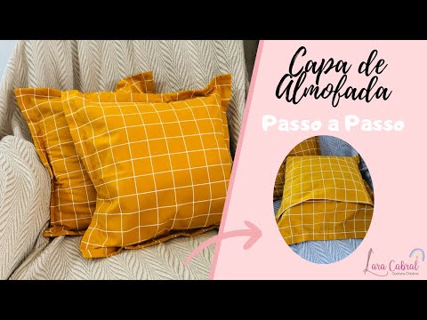 CAPA DE ALMOFADA SEM ZÍPER | Costura iniciantes