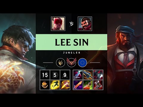 Lee Sin Jungle vs Graves: Unstoppable - EUW Grandmaster Patch 14.23