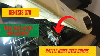 GENESIS G70, RATTLE/KNOCKING NOISE OVER BUMPS