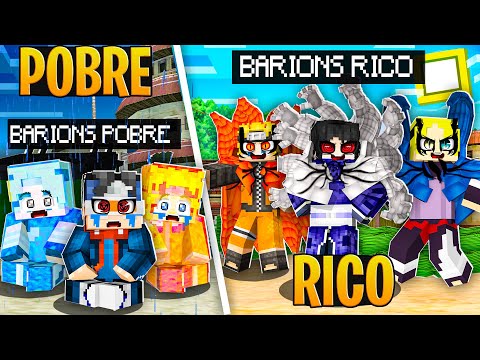 RICO VS POBRE DO BARION DAS BIJUUS no MINECRAFT!
