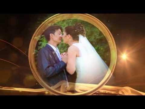 Wedding day from the sky