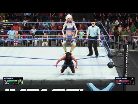 Summer Rae vs. Brandi Rhodes - IMPACT Wrestling! | My Universe WWE 2K19