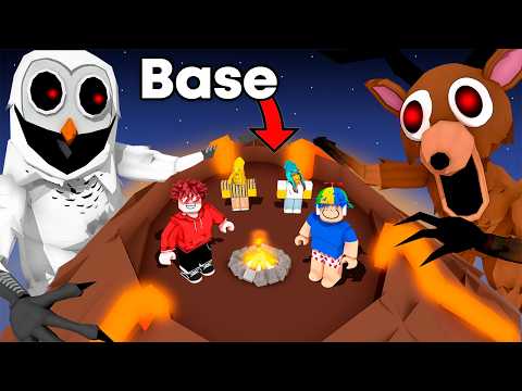 I built a SAFE BASE on the VOLCANO in 99 Nights in the Woods!