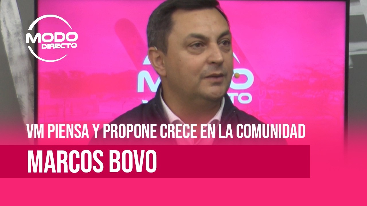 Modo Directo | Proyecciones a futuro para la ciudad - Marcos Bovo