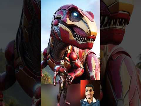 T rex dinosaur Avengers #marvel #superhero #ironman #spiderman #deadpool #avengers #supeheroes