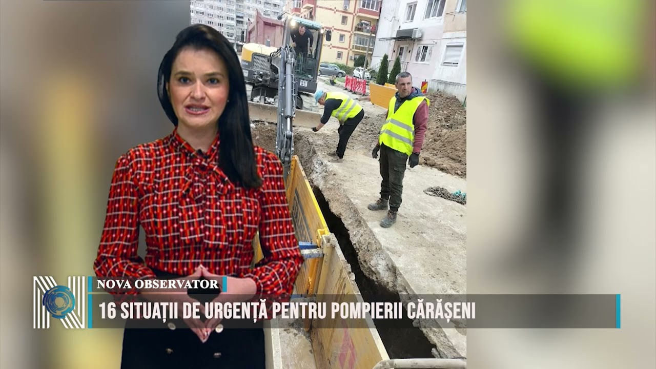 16 situații de urgență pentru pompierii cărășeni
