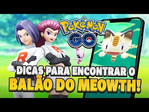 Dicas para encontrar o Balão do Meowth e capturar o Celebi BRILHANTE! | Pokémon GO