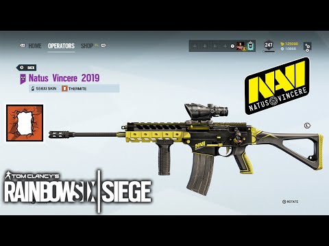 Natus Vincere Weapon Skin - Rainbow Six Siege