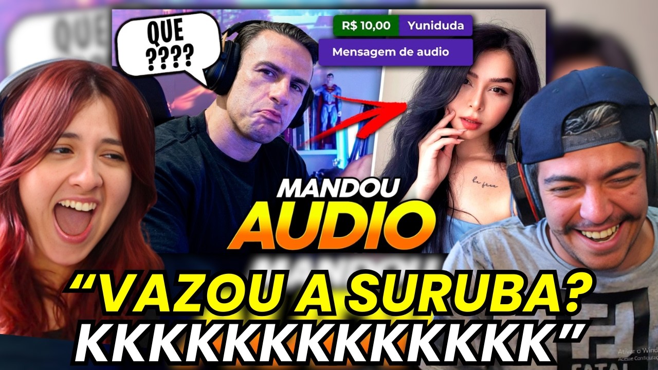 SUPER XANDÃO FICA sem GRAÇA ao RECEBER ÁUDIO CABALÍSTICO da "YUNI DUDA" KKKKKKKKKK | REACT