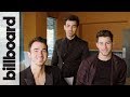 Jonas Brothers Joke About Pranking Each Other Laugh At Their 2000s Haircuts Billboard