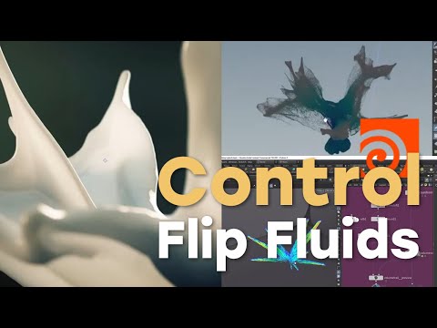 Houdini Adventure - Control Liquid Splashes (Custom Velocity)