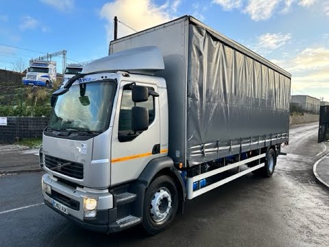 CN62 AUK - Volvo FL 260 Day Cab Curtainsider | Law Truck Centre UK
