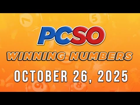 P49M Jackpot Ultra Lotto 6/58, 2D, 3D and Super Lotto 6/49 | October 26, 2025