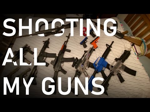 SHOOTING ALL MY GUNS