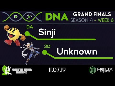 DNA S4:W6 - DA | Sinji (Pac-man) Vs. 3D | Unknown (Sheik) - Grand Finals