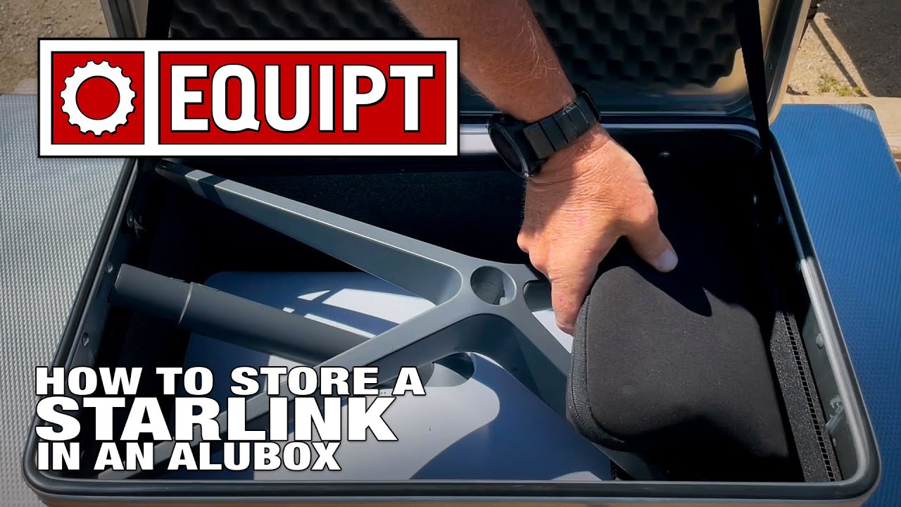 How to Store a Starlink in an Alubox