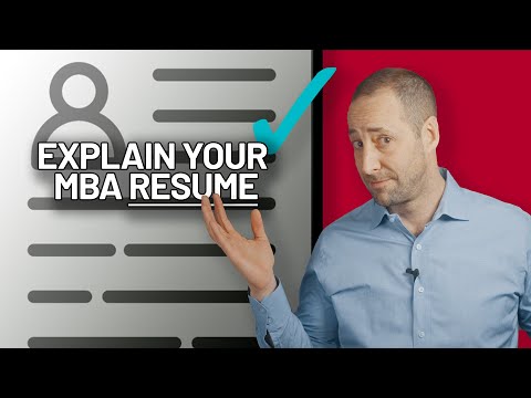 MBA Interview Tips: Examples of "Walk Me Through Your Resume"