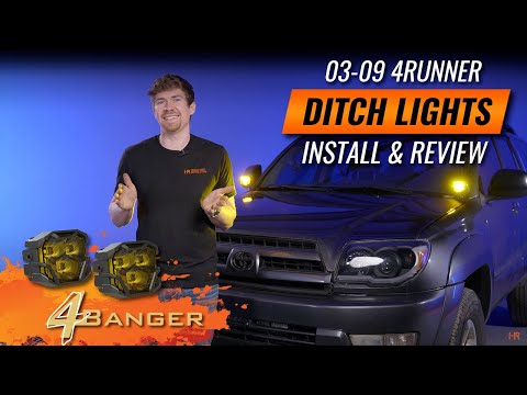 Morimoto 4Banger The BEST Ditch Lights for the 2003 - 2009 Toyota 4Runner | Headlight Revolution