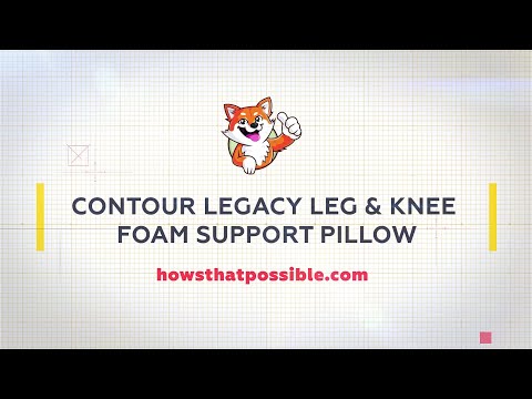 Contour Legacy Leg Support Pillow - 2 Pack
