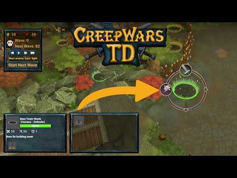 I Added A Circular Menu - Finishing CreepWars TD - Devlog 01