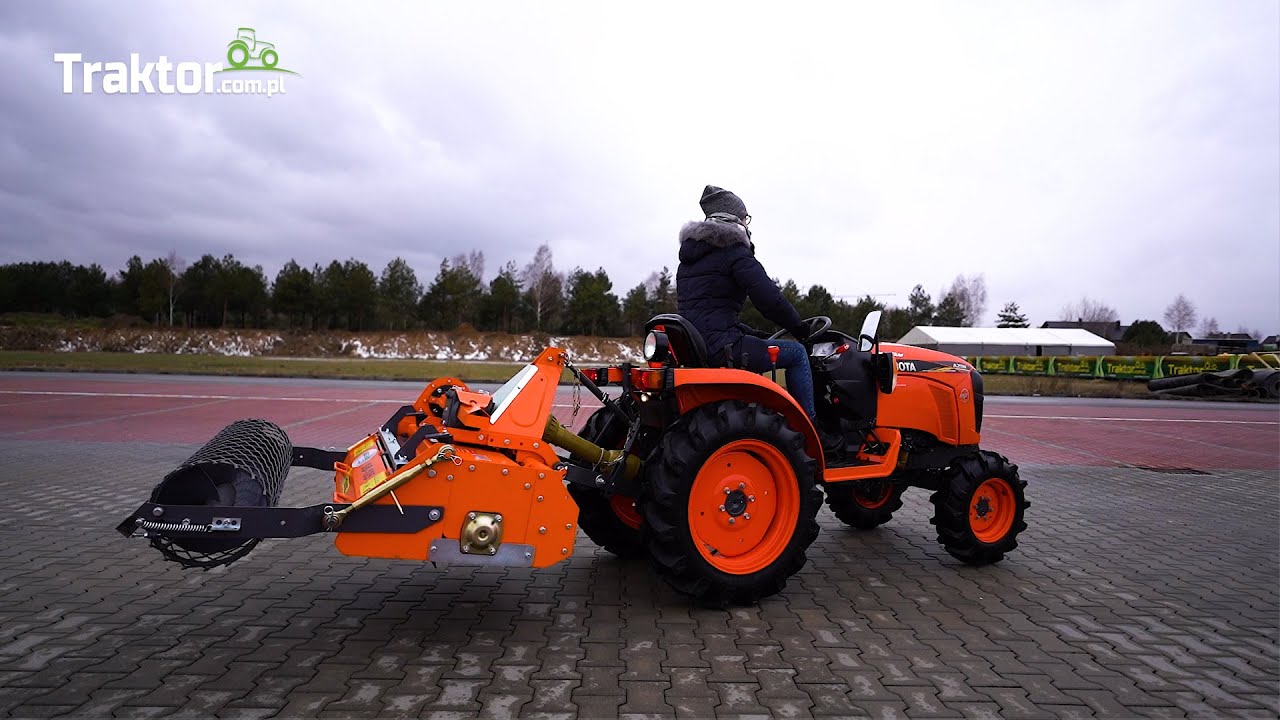 Kubota A211N 4x4 21KM + glebogryzarka separacyjna SB105 I Traktor.com.pl