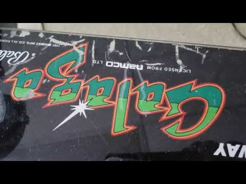 Original Galaga table 1981 refurbished added 412 and LCD