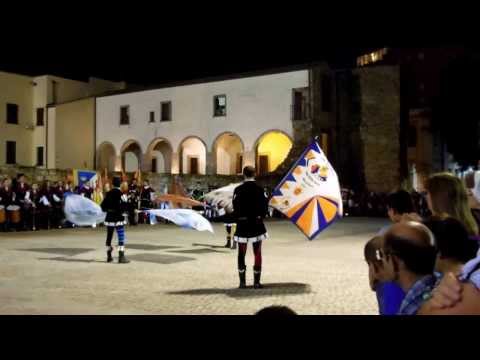 Sbandieratori Aquile Ghibelline (SECONDA ESIBIZIONE) 13/08/2013