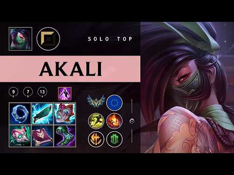 Akali Top vs Ornn - EUW Challenger Patch 26.04
