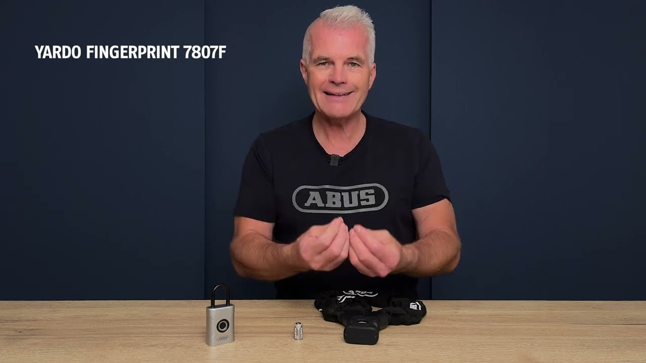 Fingerabdruck speichern und löschen | Fingerprintschloss YARDO 7807F von ABUS