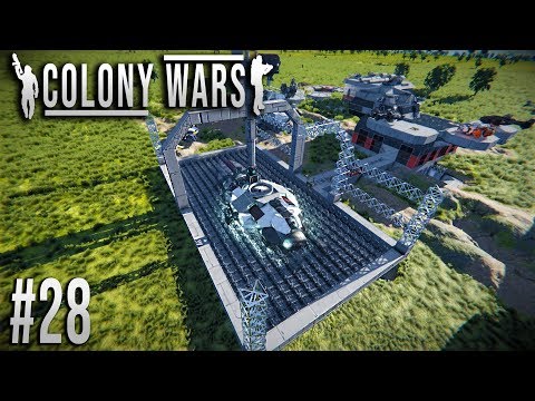 Space Engineers - Colony WARS! - Ep #28 - Constructing the Shipyard!