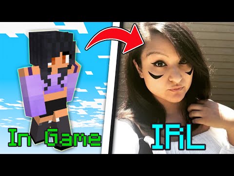 Aphmau Minecraft Characters In Real Life - Minecraft vs Real Life Aphmau and Her Friends Characters