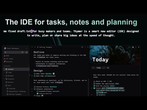 Is this the most interesting app for 2026 - Thymer initial thoughts