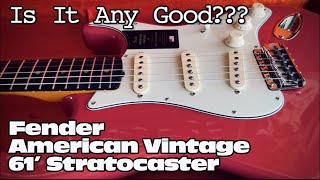 Video thumbnail for Fender American Vintage ii 61' Stratocaster - Is It Any Good?? by Nick Handley Creative
