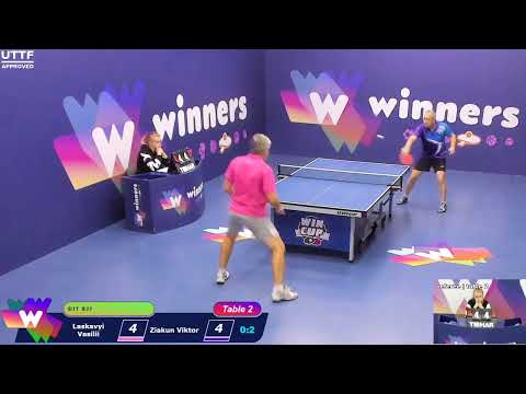 WINners CUP table 2  16.10 Laskavyi Vasilii - Ziakun Viktor 17:45