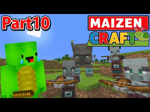 The Village Is Under Attack!【MINECRAFT PART 10】