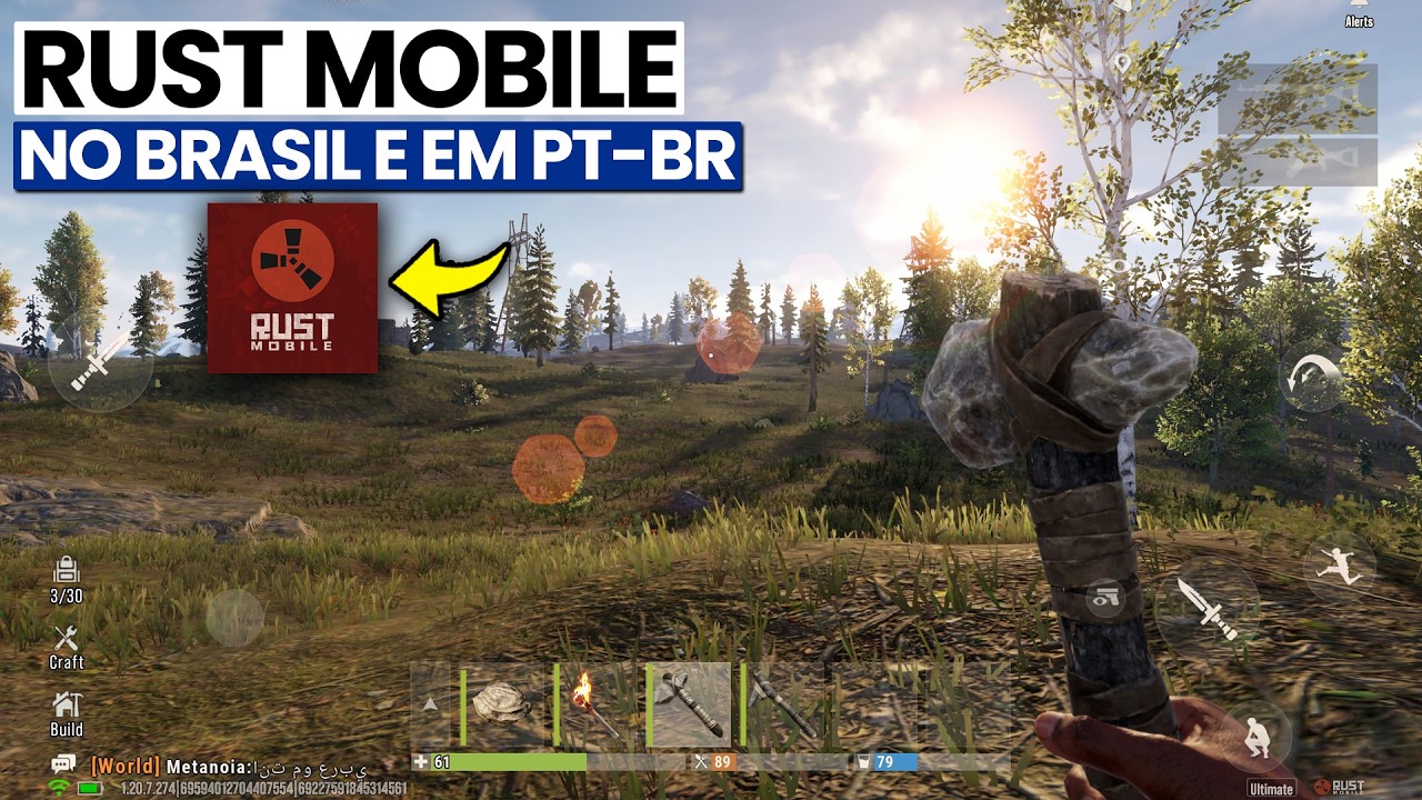 FINALMENTE! RUST MOBILE no BRASIL e EM PORTUGUÊS - TUDO QUE VC PRECISA SABER!