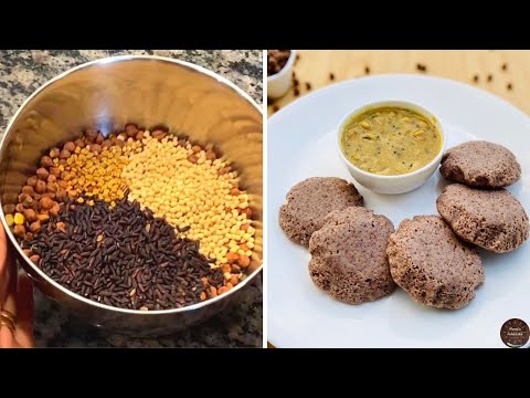 Black chickpea/chana idli | Protein rich low carb breakfast recipe |Healthy tasty idli | Diet recipe